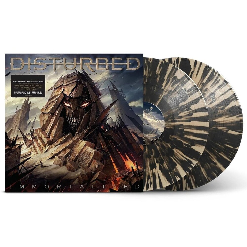 Distrubed Immortalized 2-LP ~ Exclusive Colored Vinyl (Splatter) ~ New/Sealed!